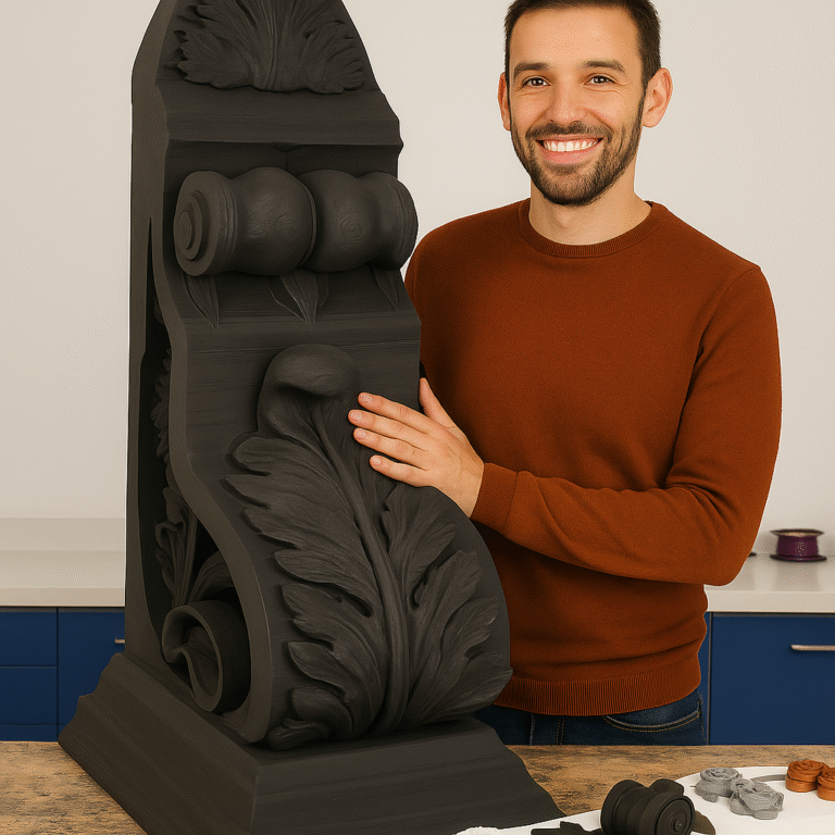 Ménsula impresa en 3D a tamaño real